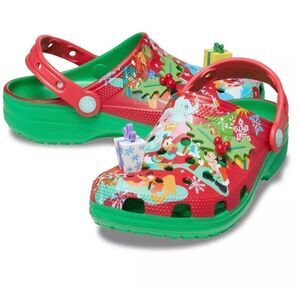 Mickey Mouse & Friends Holiday Christmas CROCS Shoes Disney NWT W 6, 7 & 10
